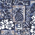 Blue Honu Tapa Crib Bedding & Accessories