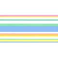 Pastel Stripe Wall Border