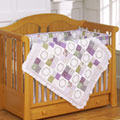 Morning Glory Crib 4 Piece Quilt Set