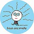 Boys Are Smelly Rug