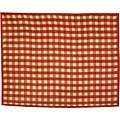 Rust/Cream Campfire Plaid Fleece Blanket