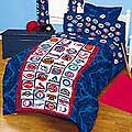 MLB Bases Loaded Baseball Bedding & Accessories