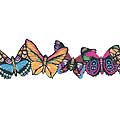 Butterflies Wall Border-Version A