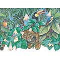 Tiger and Toucans Wallpaper Border