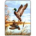 Movin' On Printed Fleece Decorative Scenic Blankets