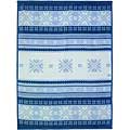 Blue Alison Fleece Blanket