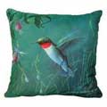 Hummingbird Toss Pillow