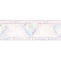 Pastel Hearts Wall Border