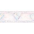 Pastel Hearts Wall Border