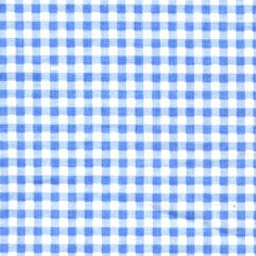 Baby Blocks Fabric by the Yard - Blue Gingham 