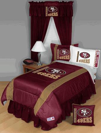 San Francisco 49ers Side Lines Comforter / Sheet Set