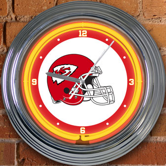 Kansas City Chiefs Nfl 15 Quot Neon Wall Clock