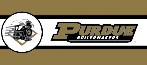 Purdue Boilermakers 7 Tall Wallpaper Border