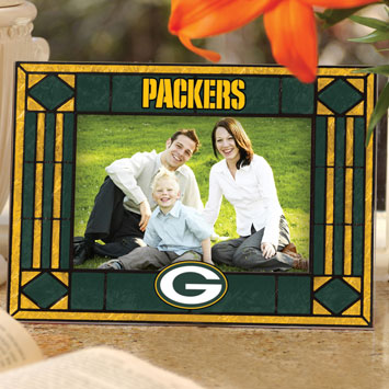 Green Bay Packers NFL 6.5" x 9" Horizontal Art-Glass Frame