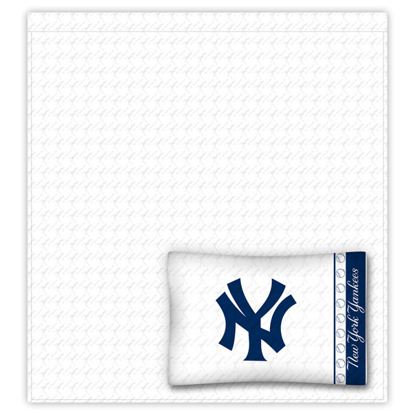 New York Yankees Sidelines Locker Room Sheet Set