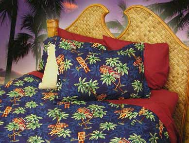 Tiki Town Twin Comforter