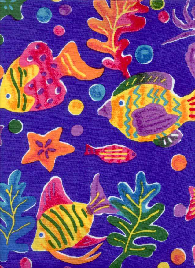 Wanda Royal Fabric by the Yard - Fish