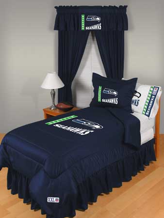 Seattle Seahawks Locker Room Comforter Sheet Set