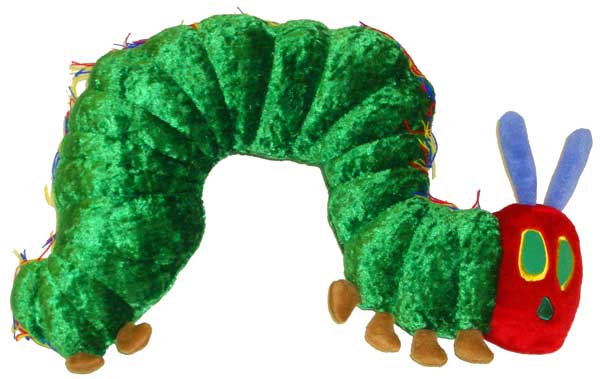 bloom and blossom hungry caterpillar pillow spray