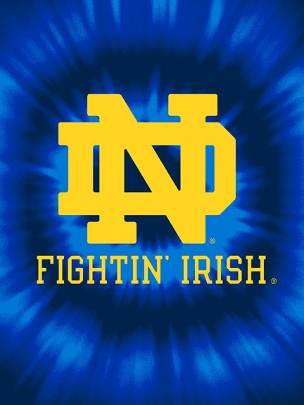 Notre Dame Fighting Irish College Quot Tie Dye Quot 60 Quot X 80