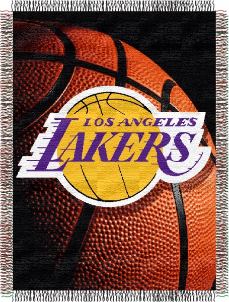 Los Angeles Lakers NBA "Photo Real" 48" x 60" Tapestry Throw