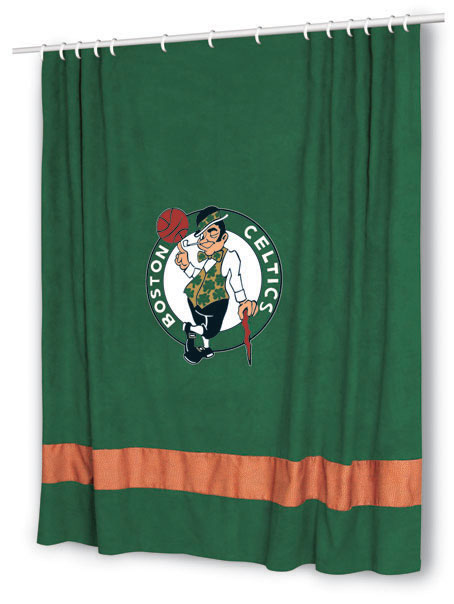 Boston Celtics Mvp Microsuede Shower, Boston Celtics Shower Curtain
