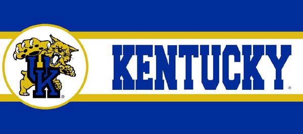 Kentucky Wildcats 7 Tall Wallpaper Border