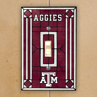 Texas A/&M Aggies Light Switch Triple Plate Cover