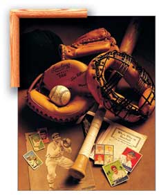 Top League Vintage Baseball - Framed Print