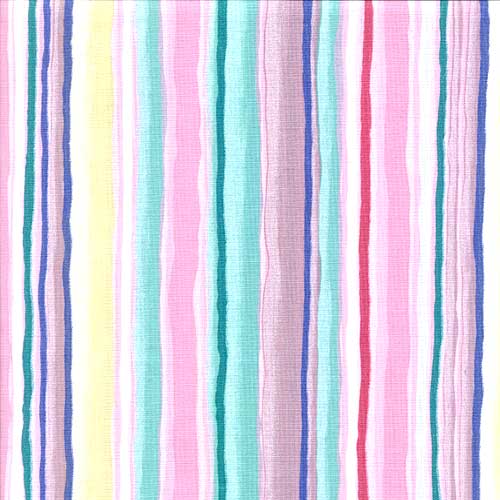 Dust Ruffle - Posies Pink Stripe
