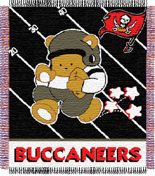 Tampa Bay Buccaneers NFL Baby 36" x 46" Triple Woven Jacquard Throw