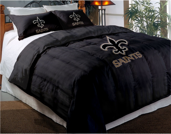 New Orleans Saints Nfl Twin Chenille Embroidered Comforter