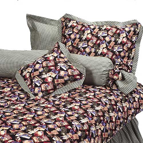 Top League Headboard Bolster - Mini Hunter Green Check