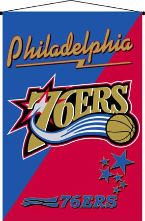 Philadelphia 76ers 29" x 45" Deluxe Wallhanging