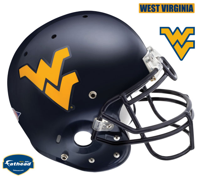 West Virginia Helmet Fathead NCAA Wall Graphic