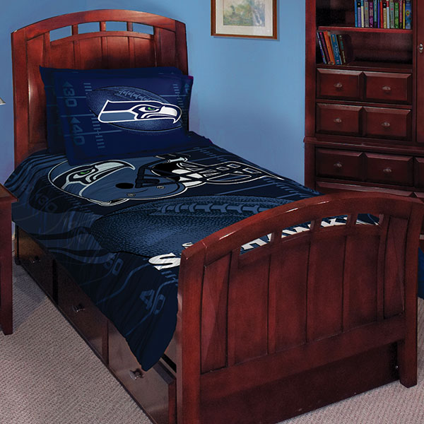 Seattle Seahawks NFL Twin Comforter Set 63" x 86"