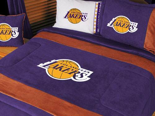 Los Angeles Lakers NBA Microsuede Comforter / Sheet Set