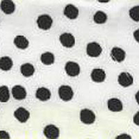 Bee Daisy Euro Style Sham - Black Dot