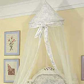 Isabella Grey Toile Mosquitero Crown