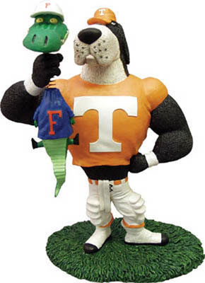 Tennessee Vols NCAA College Rivalry Mascot Figurine