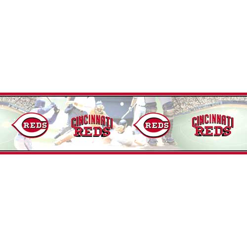 Cincinnati Reds Mlb Wall Border