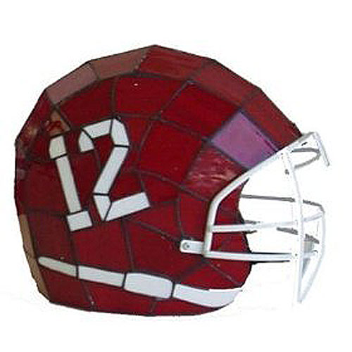 Ncaa Alabama Crimson Tide Stained Gl Football Helmet Lamp Ncaa Alabama Crimson Tide Stained Gl Football Helmet Lamp Zoom