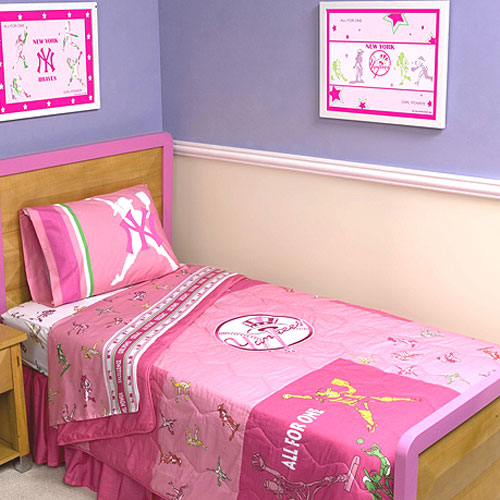 New York Yankees Mlb Girls 4 Piece Twin Bedding Set For - Yankees Twin Bedding New York Yankees Mlb Girls 4 Piece Twin Bedding Set For - Yankees Twin Bedding