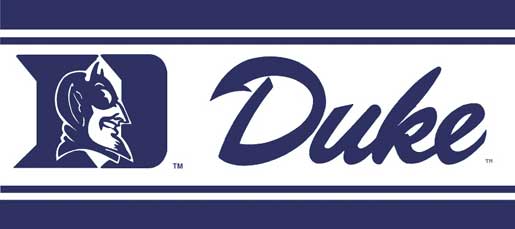 Duke Blue Devils 5 1 4 Tall Wallpaper Border