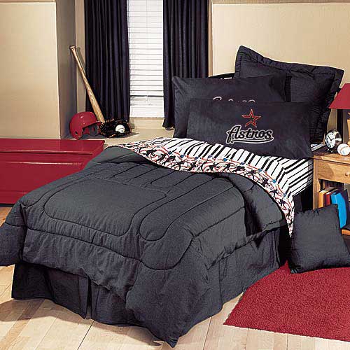 Houston Astros Team Denim Full Comforter / Sheet Set
