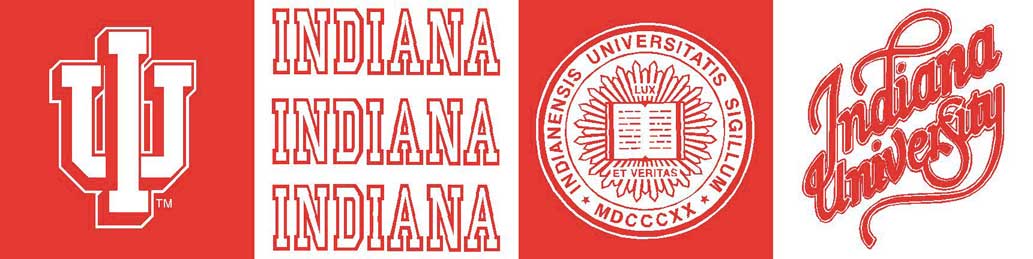 Indiana Hoosiers 6 Tall Wallpaper Border