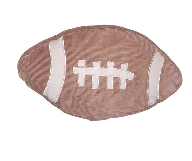 Toss Pillow Corduroy Material Football