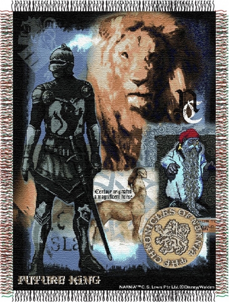 Disney Narnia Future King 48" x 60" Metallic Tapestry Throw