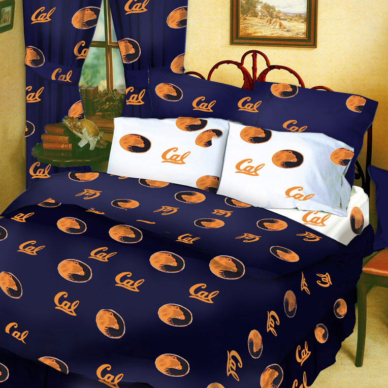 Berkley Golden Bears 100 Cotton Sateen Queen BedInABag