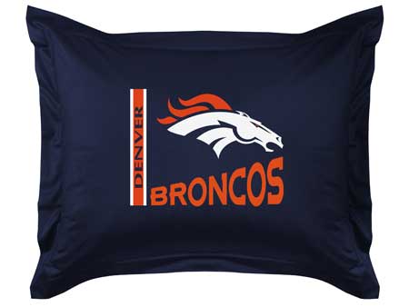 Denver Broncos Locker Room Pillow Sham